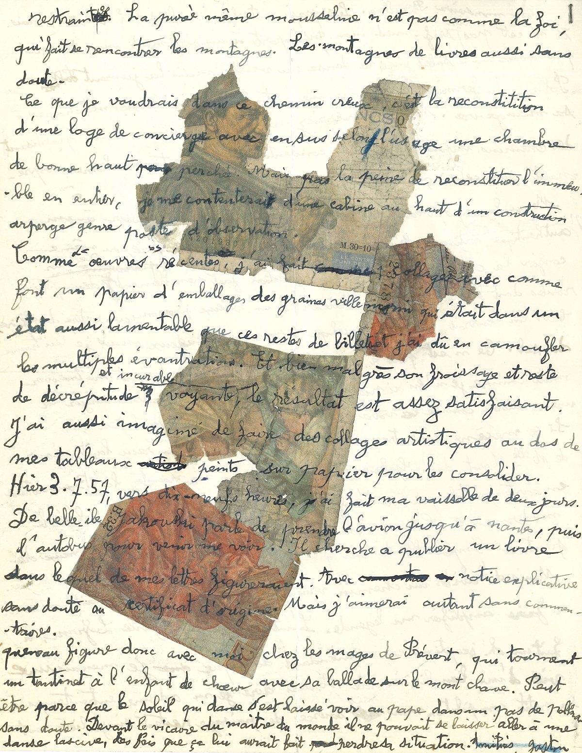 107 Gaston CHAISSAC (1910-1964) peintre Image