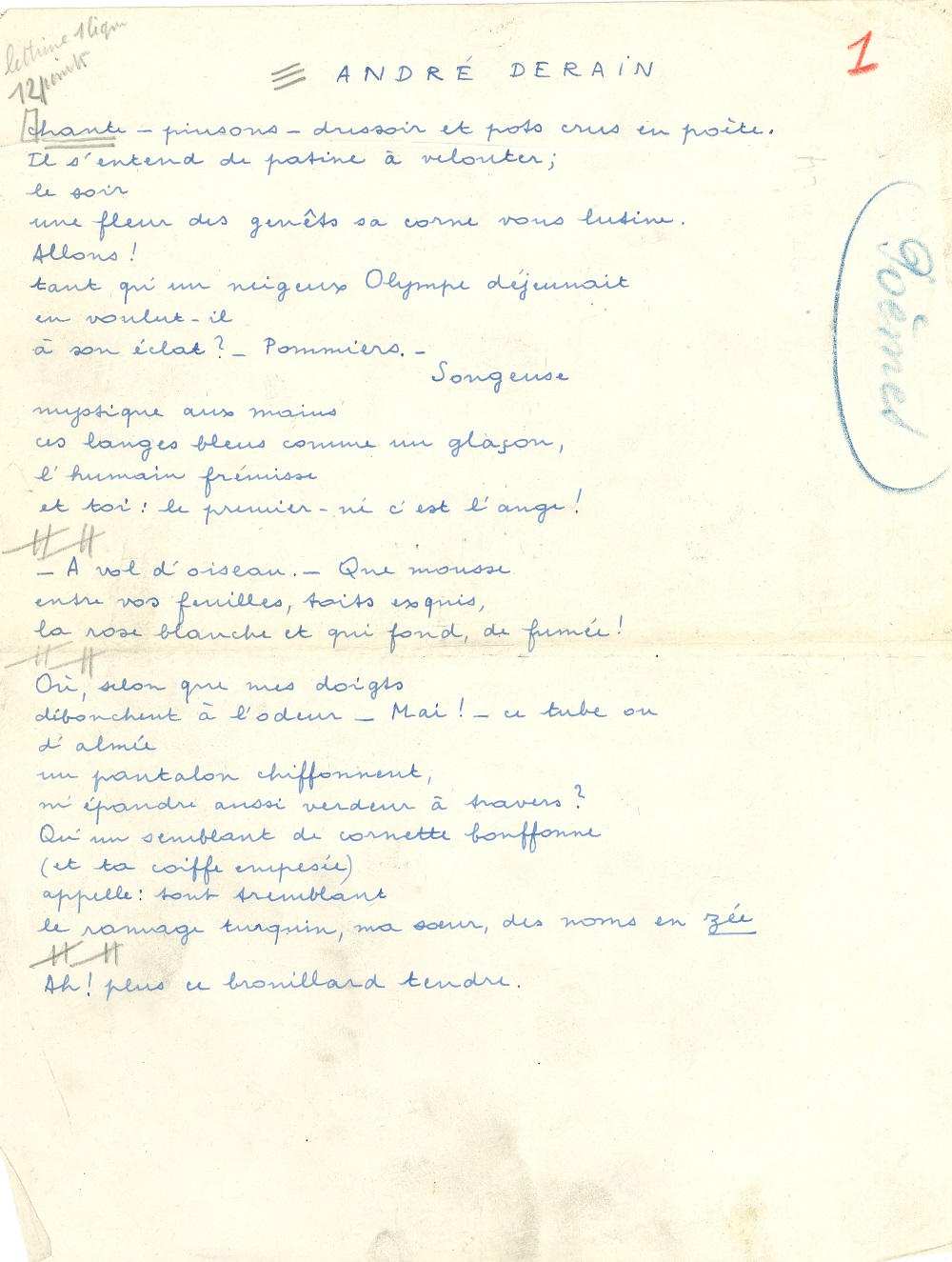 079 André BRETON (1896-1966) poète Image