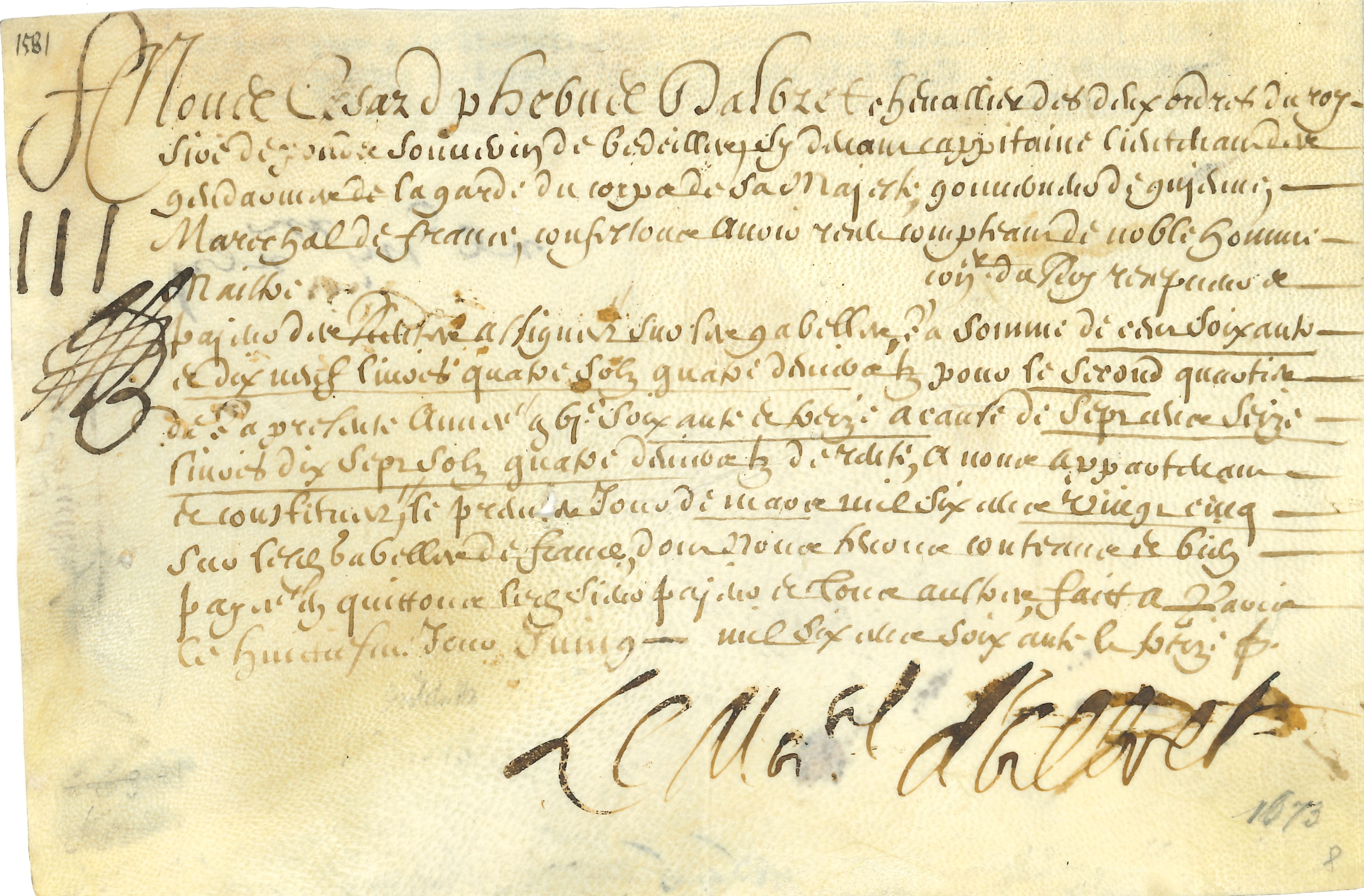 003 César-Phébus d’ALBRET (1614-1676) maréchal de France Image