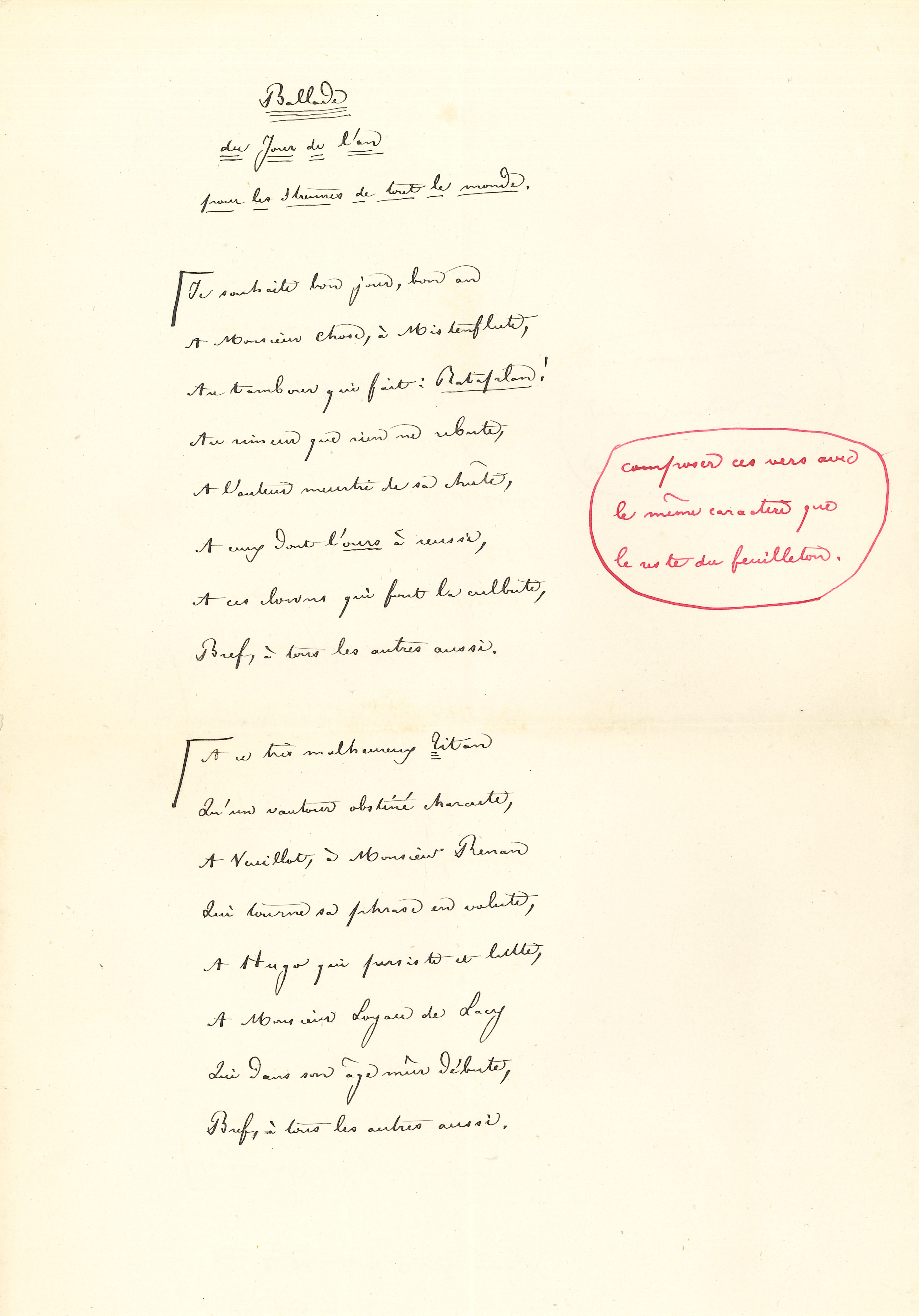 012 Théodore de BANVILLE (1823-1891) poète Image