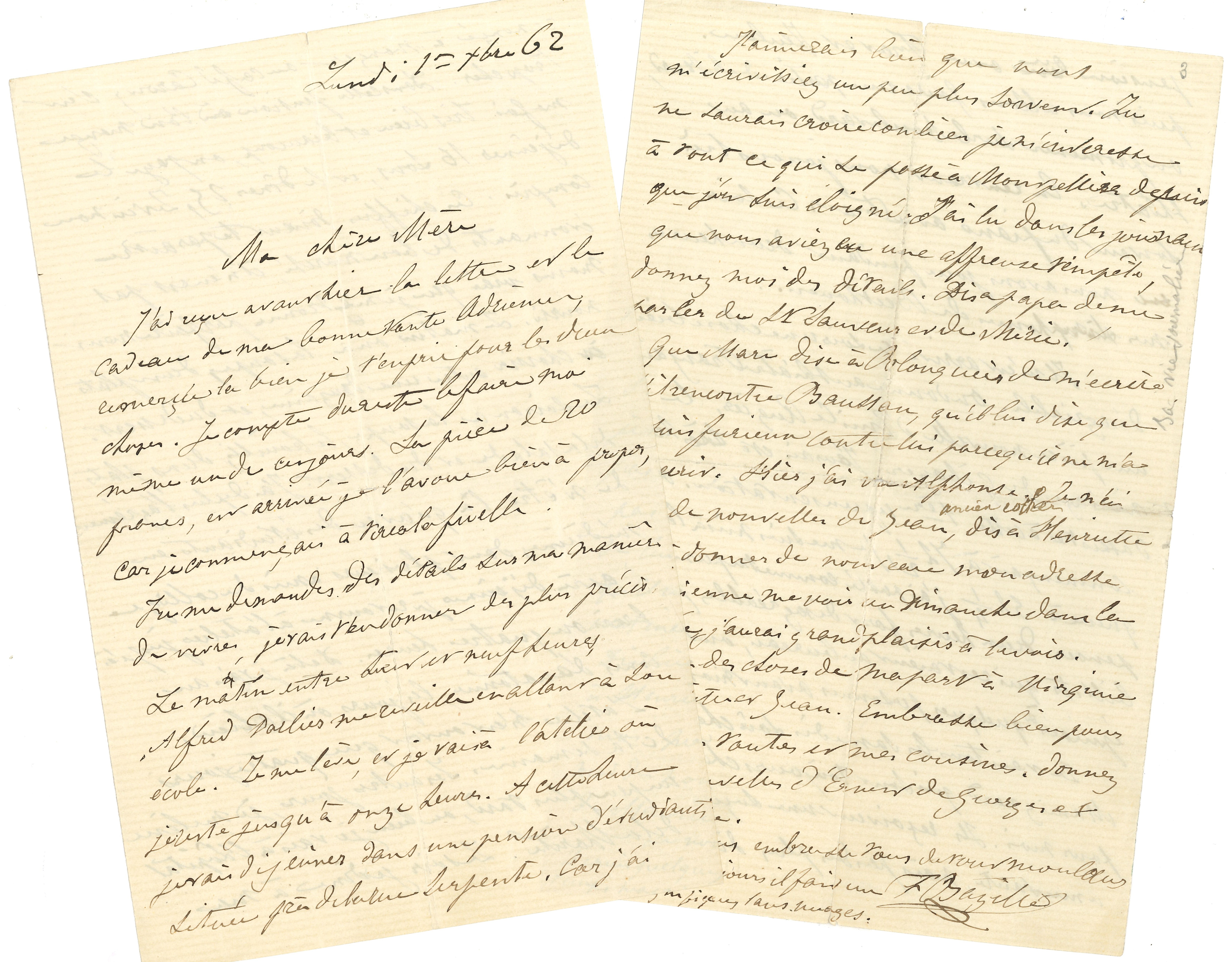 020 Frédéric BAZILLE (1841-1870) peintre Image