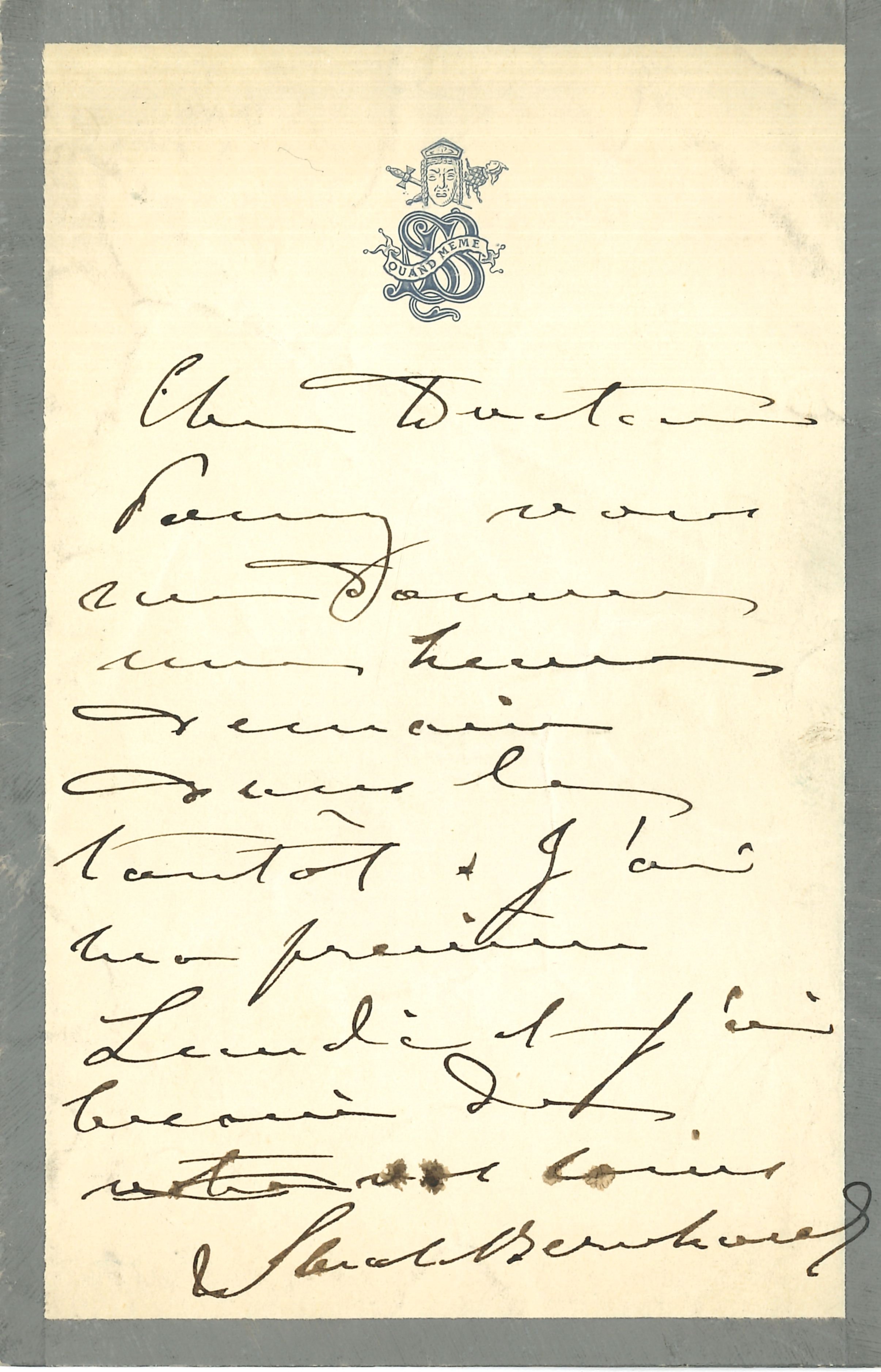 025 Sarah BERNHARDT (1844-1923) la grande actrice Image