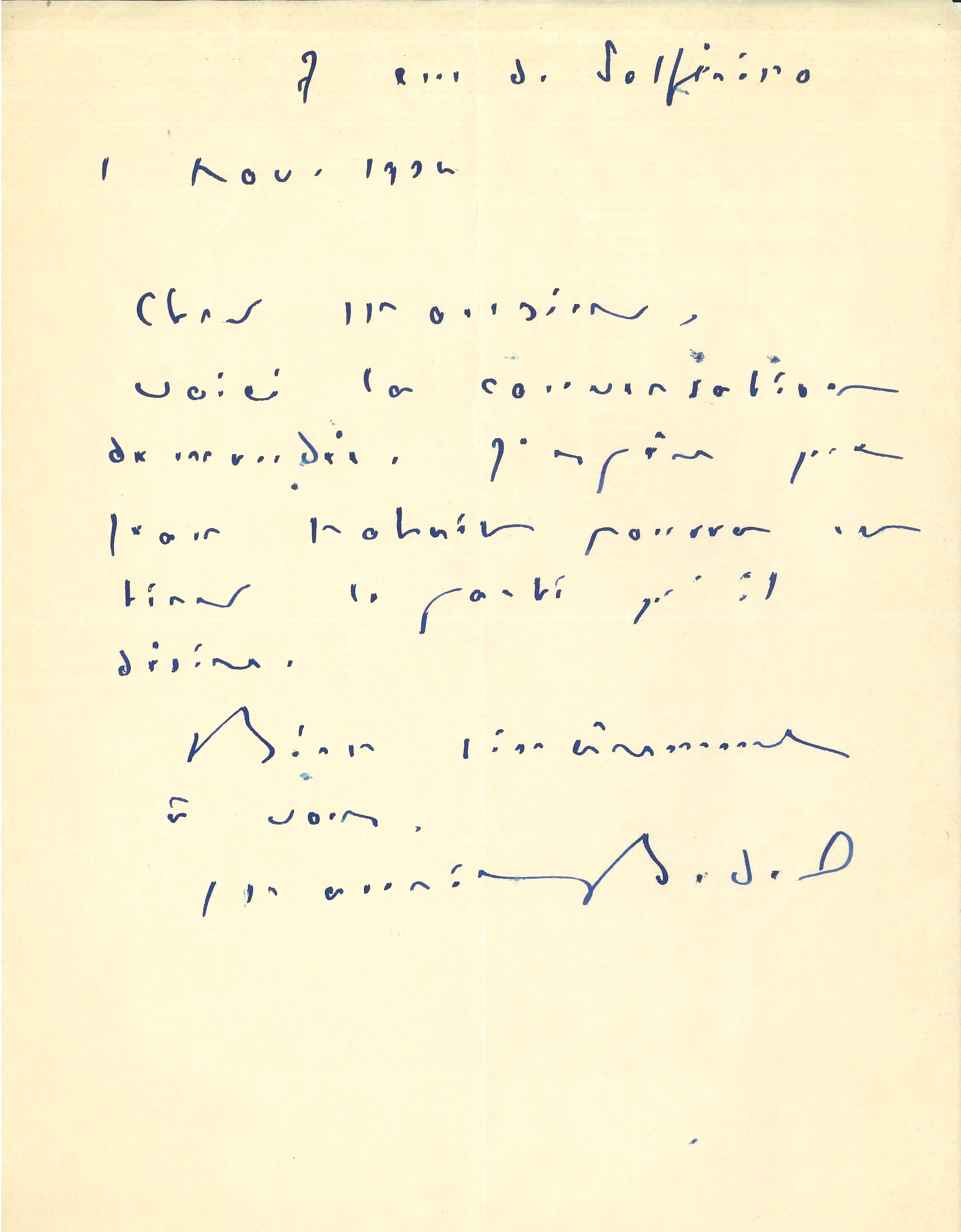 021 Maurice BEDEL (1883-1954) écrivain.&nbsp; Image